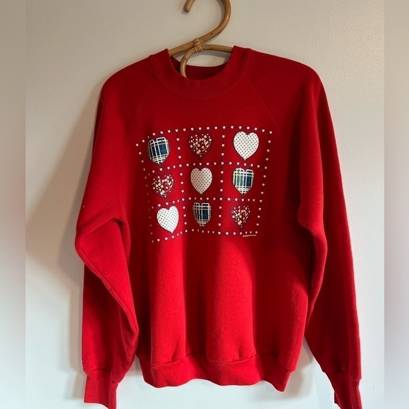 Cottagecore Vintage Holiday/Valentine Sweatshirt - Picture 2 of 14